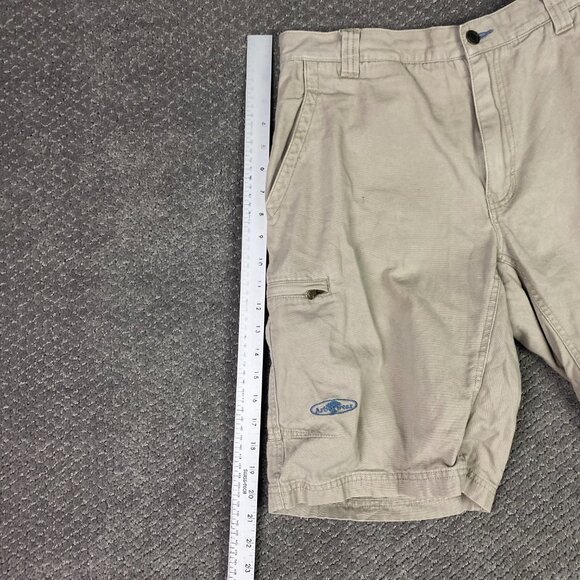 Arborwear Cago Shorts Men's 32 Canvas Cotton Khaki Hiking Outdoor Walking Walk - Picture 12 of 14